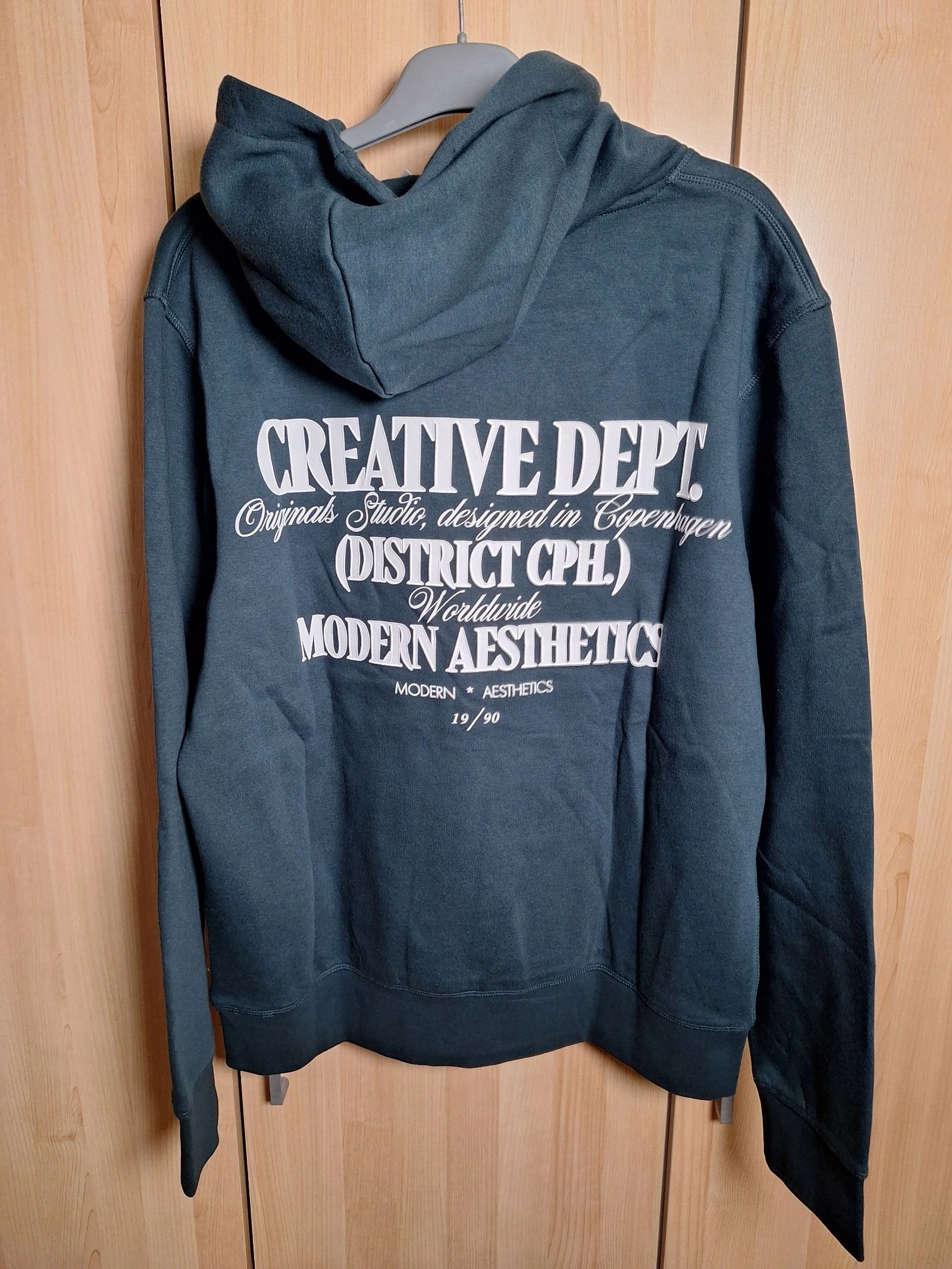 suéter com capuz Jack and Jones verde pinha novo tamanho G – photo 3